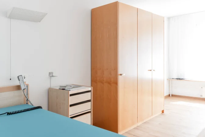 Einzelzimmer für einen Daueraufenthalt